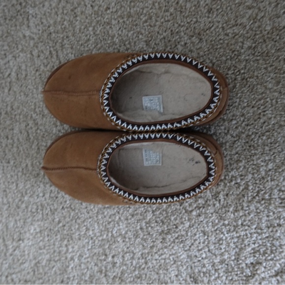 UGG Tan Suede Slip-On Shoes - Picture 3 of 3